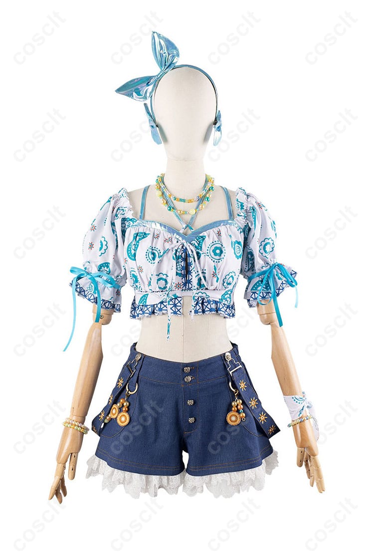 ラブライブ！蓮ノ空 日野下花帆・乙宗梢 コスプレ衣装の正面画像。1stアルバム「夏めきペイン」の衣装を再現。