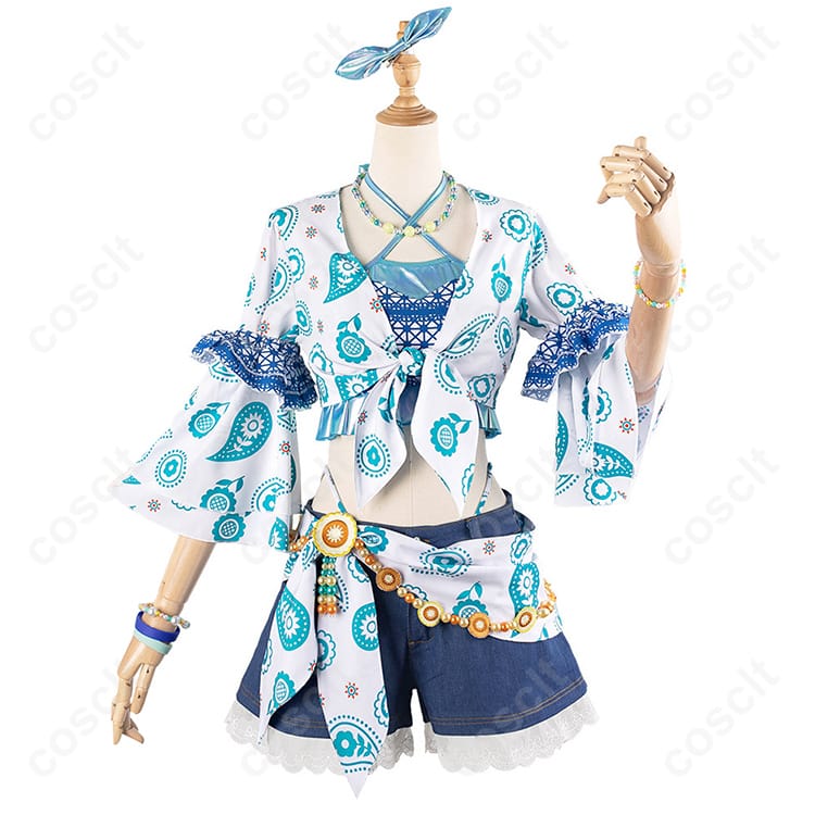 ラブライブ！シリーズ（ラブライブ！蓮ノ空） 蓮ノ空女学院スクールアイドルクラブ 村野さやか・夕霧綴理 コスプレ衣装 1stアルバム 夏めきペイン コスプレ通販 - 1枚目の画像