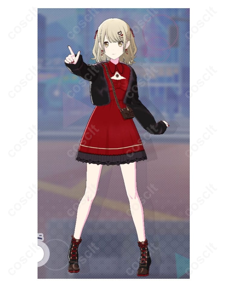 プロジェクトセカイ 小豆沢こはね コスプレ衣装 小悪魔系スイートチョコレートのキャラクター画像。魅力的なデザインで、ファン必見！