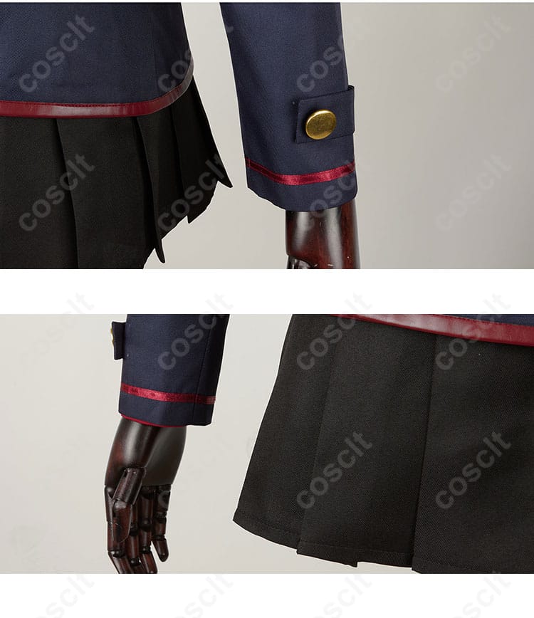 伊草ハルカ コスプレ衣装の衣袖とスカートの装飾細部。細かいデザインで完成度の高いコスプレ衣装です。