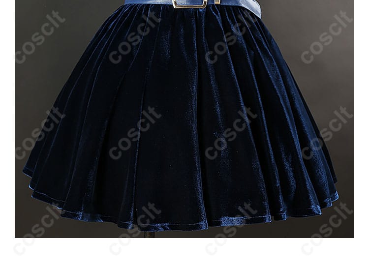 スカートの細部。ミジ（MIZI）コスプレ衣装のスカート部分のディテール。