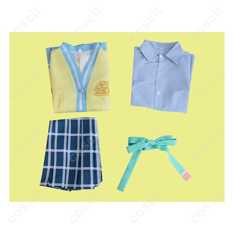 ラブライブ！シリーズ ラブライブ！虹ヶ咲学園スクールアイドル同好会 近江彼方 コスプレ衣装 夏制服（忠実再現、快適素材） - 6枚目の画像