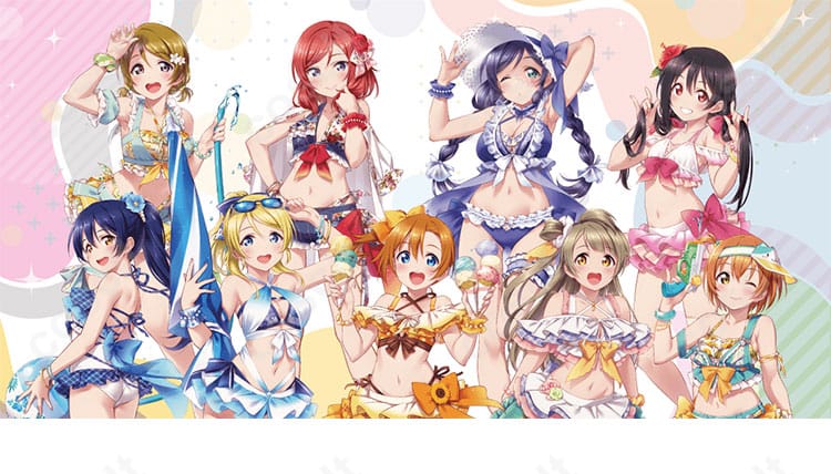 ラブライブ！ 矢澤にこ コスプレ衣装のキャラクター画像。忠実に再現された水着コスプレ衣装で、キャラクターの魅力を引き立てます。