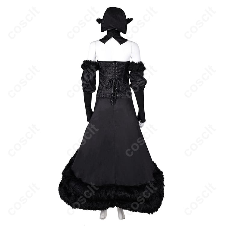 ダンジョン飯 マルシル・ドナトー ハロウィン コスプレ衣装 ハロウィン衣装 透け感のあるビスチェとスカートセット コスプレ通販 - 3枚目の画像