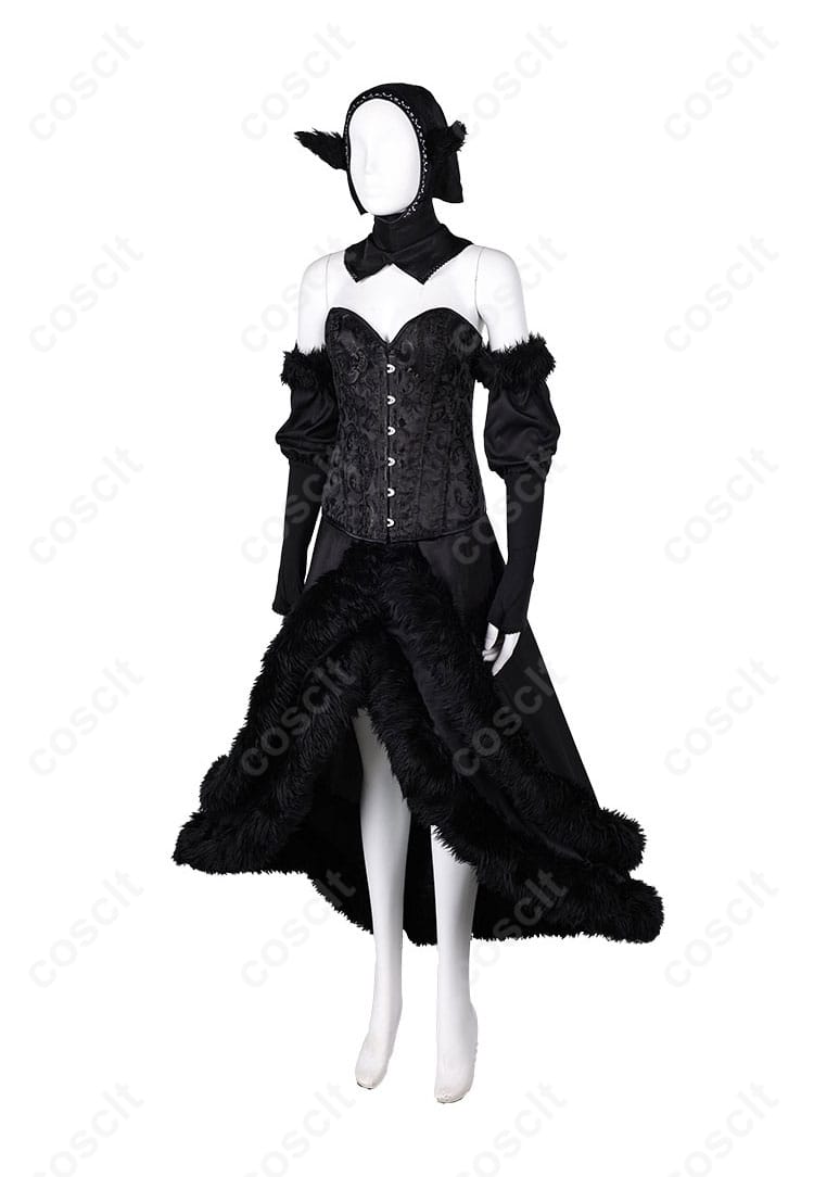 ダンジョン飯 マルシル・ドナトー ハロウィン コスプレ衣装 側面画像 - 美しいラインとデザインが際立つ