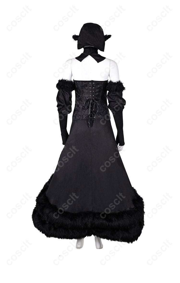 ダンジョン飯 マルシル・ドナトー ハロウィン コスプレ衣装 背面画像 - 後ろ姿も完璧に再現