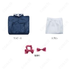 「スタジオジブリ作品」 ハウルの動く城 ソフィー・ハッター コスプレ衣装 青ワンピース – 忠実再現、着心地抜群！ - 3枚目の画像（サムネイル）