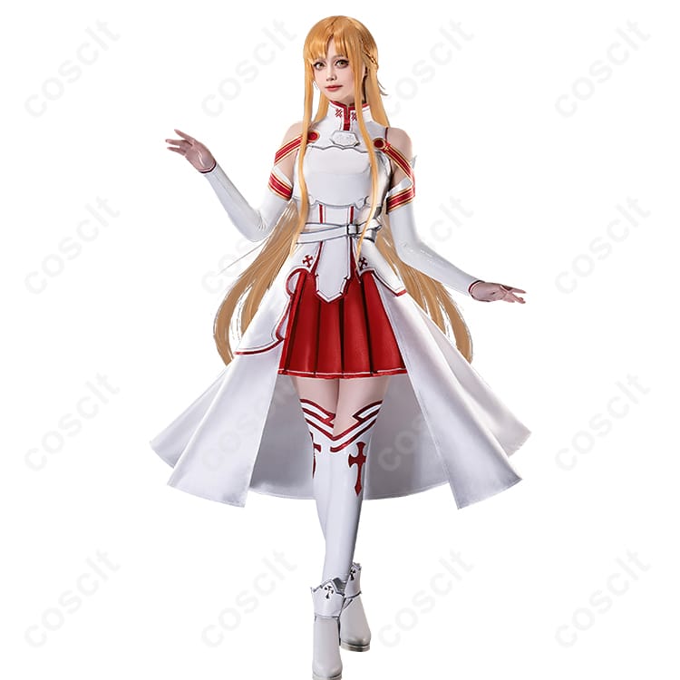 ソードアート・オンライン（SAO） 結城明日奈（アスナ） コスプレ衣装 – 高忠実再現のアスナコスプレ衣装 - 3枚目の画像