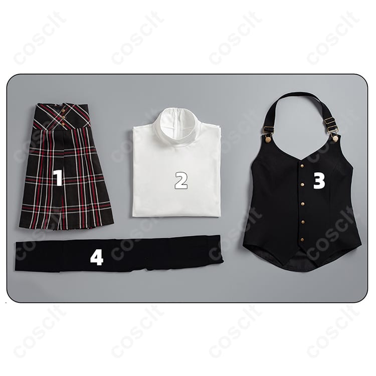 ペルソナ5（P5） 新島真 コスプレ衣装 学生Ver. 制服（忠実再現・高品質） - 5枚目の画像