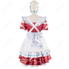 バーチャルYouTuber 赤見かるび コスプレ衣装 メイド服（忠実再現、快適な着心地） - 5枚目の画像（サムネイル）