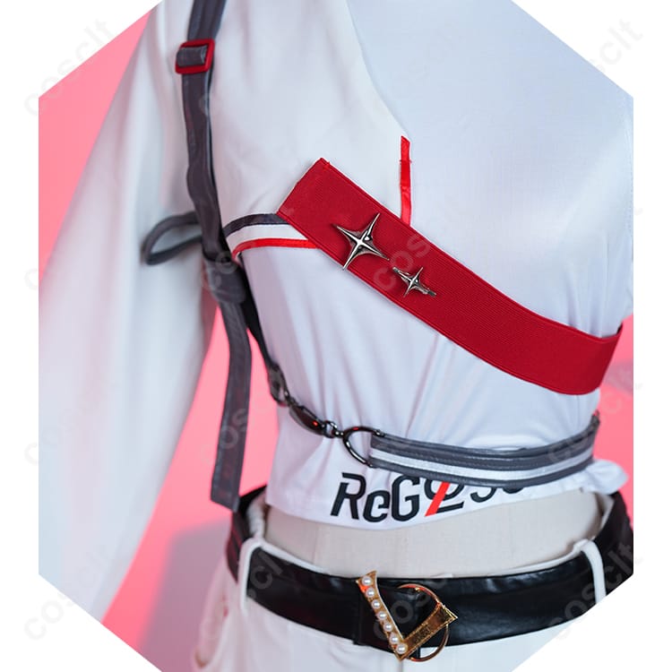 ホロライブ ReGLOSS 一条莉々華 コスプレ衣装（ホロライブ） 透け感素材使用 可愛い髪飾り付き コスプレ通販 - 2枚目の画像