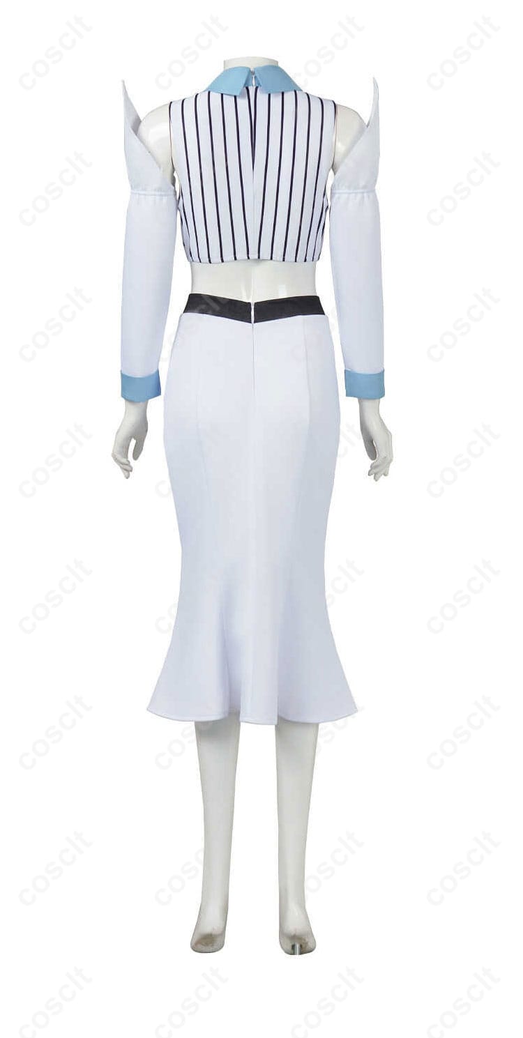 BLEACH 井上織姫 コスプレ衣装の背面画像。