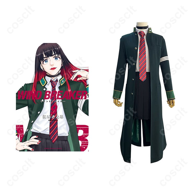 ウィンブレ 椿野佑 制服 コスプレ衣装の正面デザインとキャラクターの組み合わせを忠実に再現。