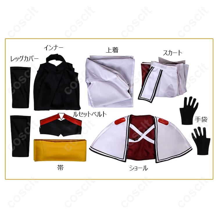 Fateシリーズ Fate/Grand Order 長尾景虎 コスプレ衣装 『Fate/Grand Order』コスプレ衣装 - オーダーメイド可・忠実再現 - 4枚目の画像