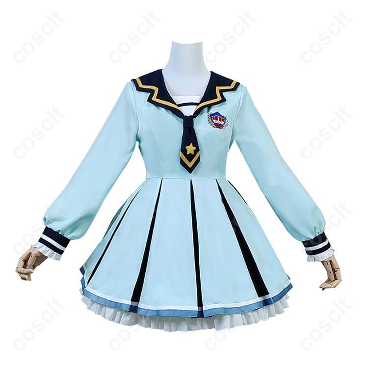 「アイカツ！ 桜庭ローラ コスプレ衣装 四ツ星学園 制服。正面から見たデザイン、リアルな再現度と美しい仕上がり。」