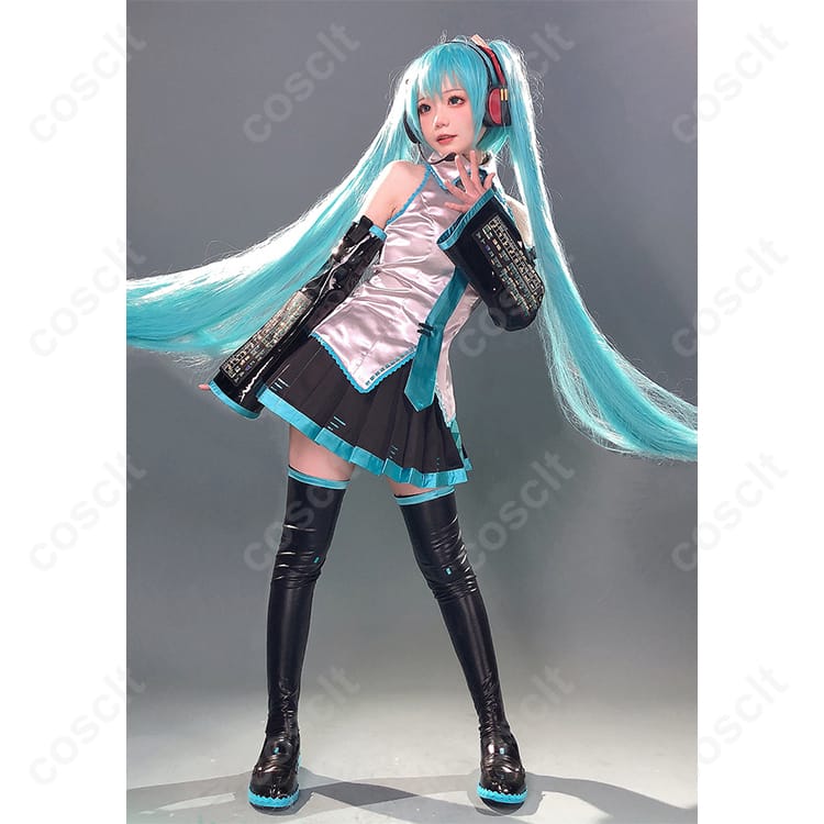 初音ミク コスプレ衣装 | 高忠実度再現！透湿性抜群で快適な着心地 - 3枚目の画像