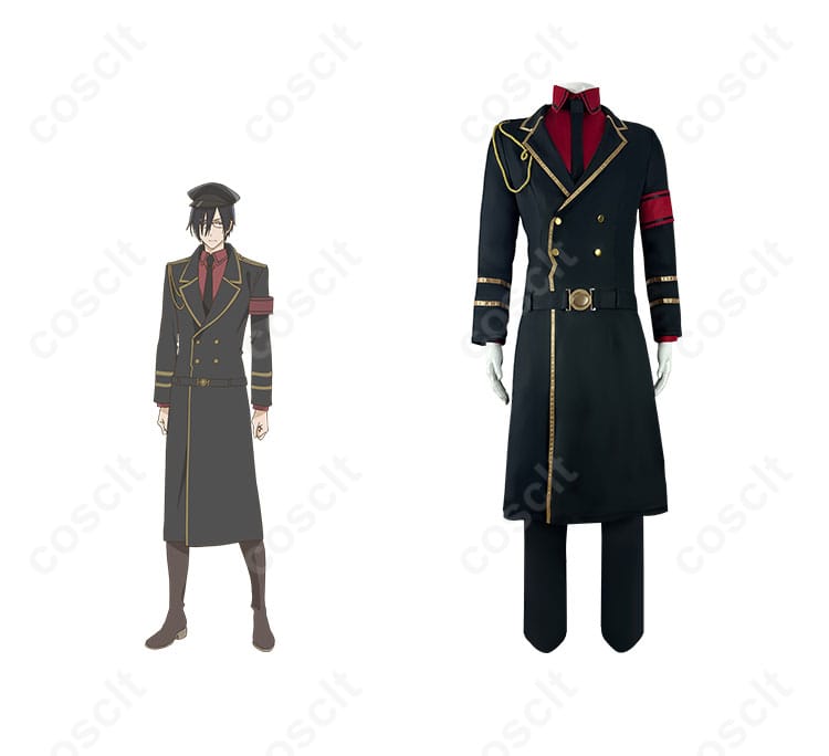 「かつて魔法少女と悪は敵対していた。」ミラのコスプレ衣装。キャラクターと衣装の正面を一緒に展示。高再現度のコスプレ衣装、ファン必見！