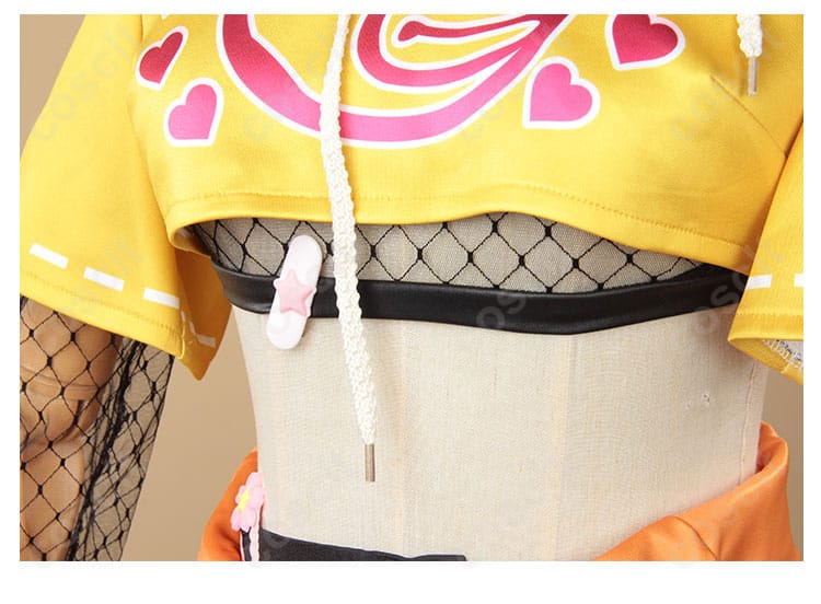 衣摆装饰细节、コスプレ衣装のスカート部分のデザインと装飾