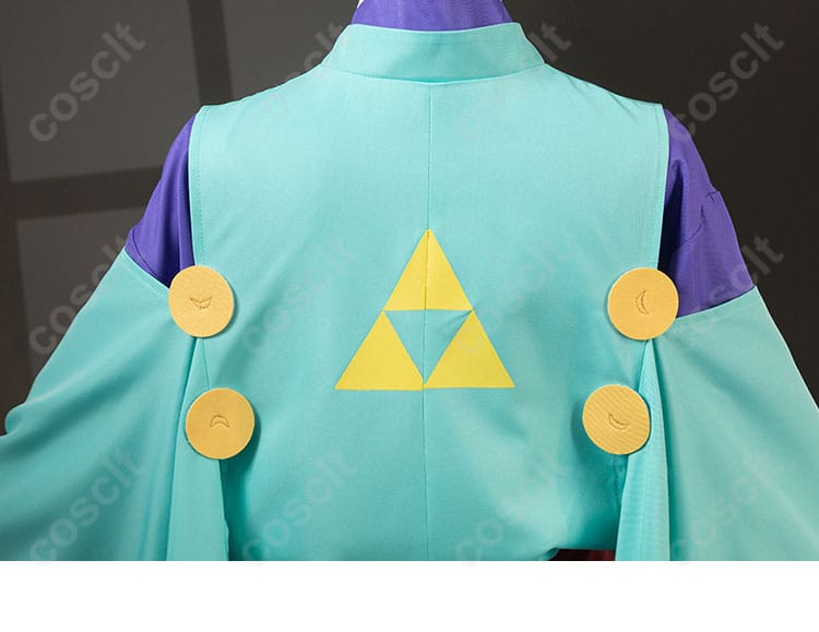 北条時行 コスプレ衣装 逃げ上手の若君 服装背面装飾詳細