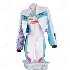 レーシングミク（Racing Miku） 初音ミク（ミク） コスプレ衣装 KYOJO CUP 2024Ver. 高還元度デザイン＆快適な着心地 - 2枚目の画像（サムネイル）