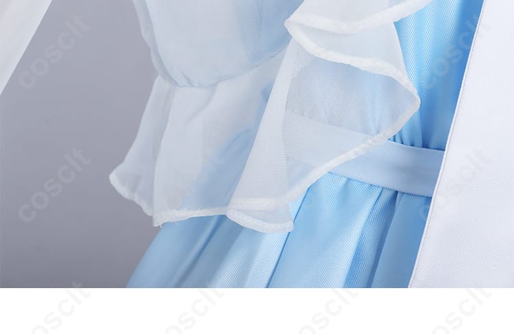 甘雨（カンウ）のコスプレ衣装のスカート部分の装飾ディテール。細部まで完璧に再現されたデザインが特徴です。