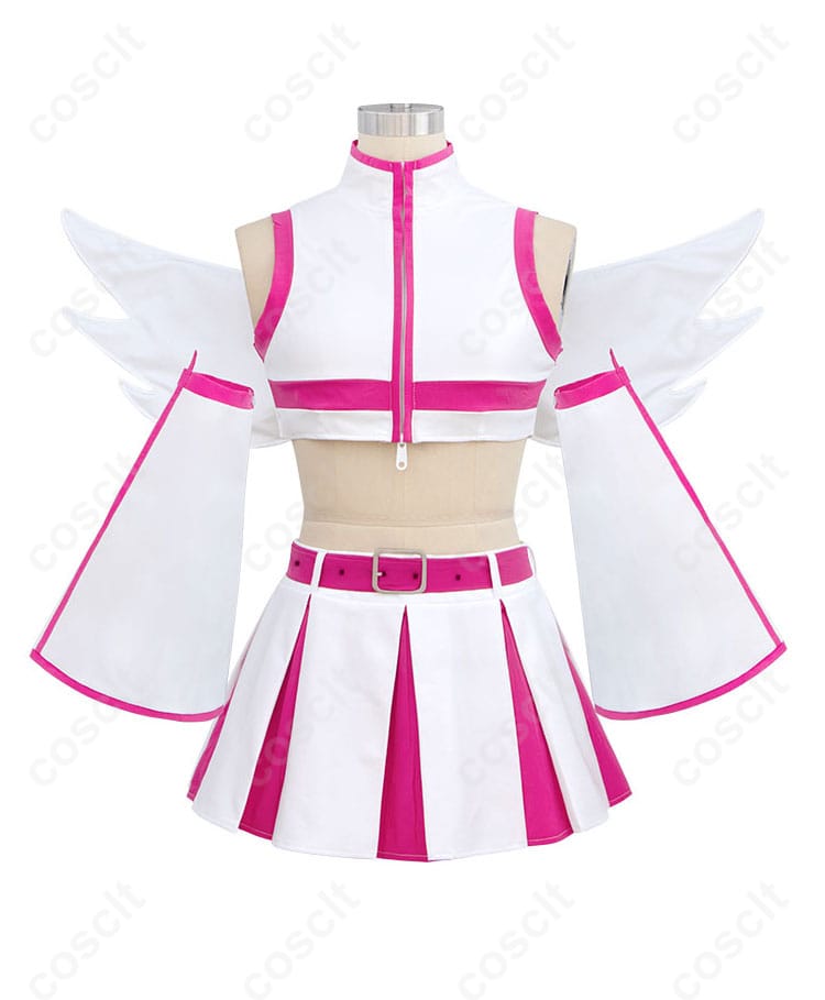 2.5次元の誘惑 天乃リリサ コスプレ衣装の正面。美しいデザインと精緻なディテール