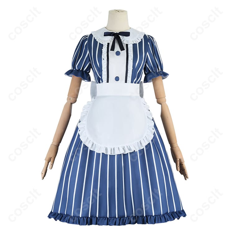 女神のカフェテラス（女神カフェ） 千代田莉々歌 コスプレ衣装 メイド服 透気素材使用、精緻な刺繍 - 1枚目の画像