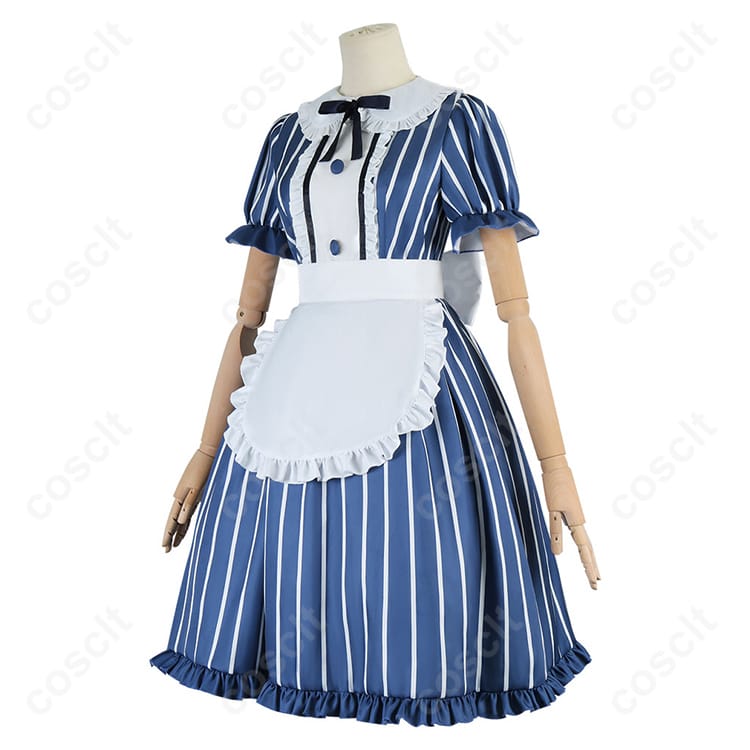 女神のカフェテラス（女神カフェ） 千代田莉々歌 コスプレ衣装 メイド服 透気素材使用、精緻な刺繍 - 2枚目の画像