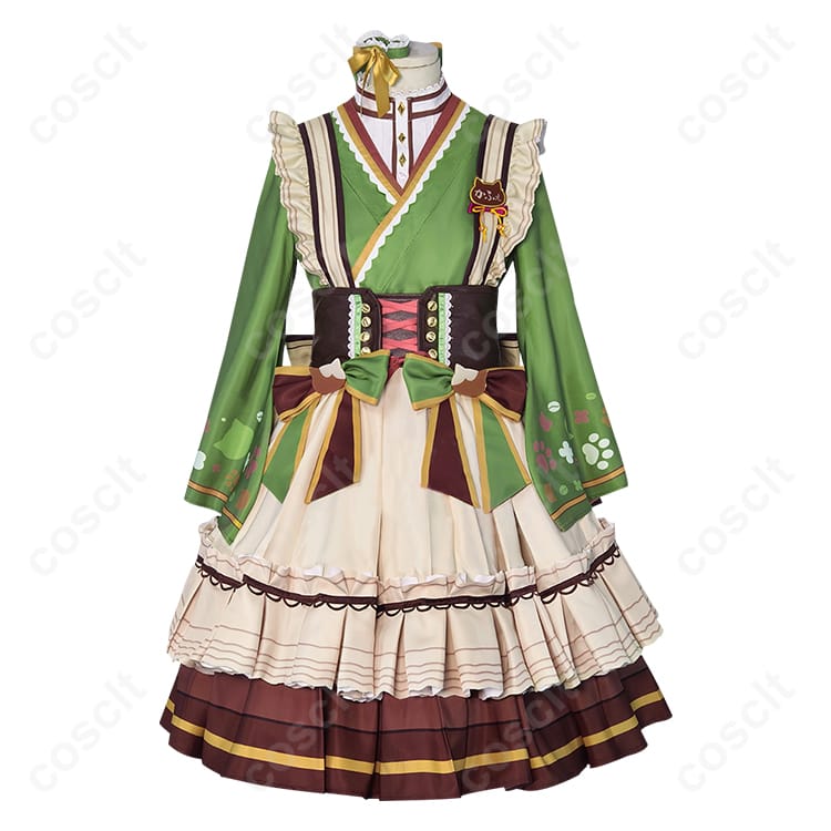 ウマ娘 プリティーダービー（ウマ娘） マンハッタンカフェ 柳緑小夜 コスプレ衣装 - 高忠実度再現、快適な素材で長時間使用可能 | コスプレ通販 - 1枚目の画像