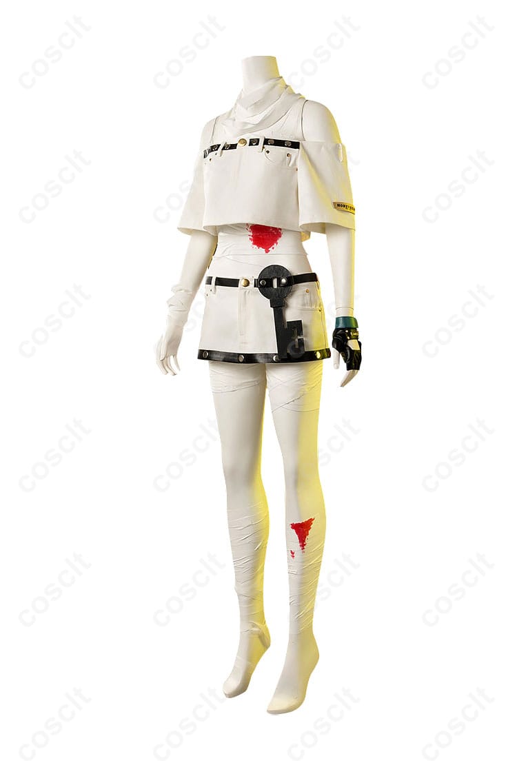 商品側面のコスプレ衣装。A.B.Aの服の形や装飾がしっかり見える画像。