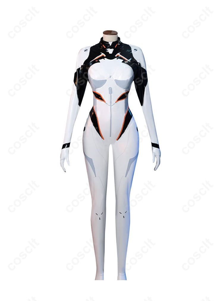 ホタルのパイロットスーツコスプレ衣装の正面写真。高品質な素材とデザインで、ゲームキャラクターを忠実に再現。
