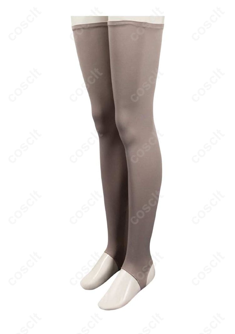 ダンダダン 綾瀬星子 コスプレ衣装 パンスト側面のディテール。リアルな質感とシルエット。