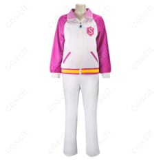 アイカツ！シリーズ アイカツ！ スターライト学園 スクールジャージ コスプレ衣装（ピンク・水色・パープル・オレンジ） 通販 コスプレ衣装 4色展開 高再現度・快適な着心地 - 5枚目の画像（サムネイル）