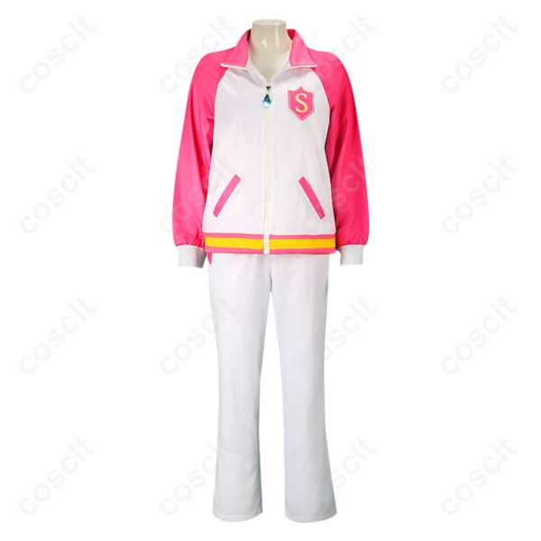 アイカツ！シリーズ アイカツ！ スターライト学園 スクールジャージ コスプレ衣装（ピンク・水色・パープル・オレンジ） 通販 コスプレ衣装 4色展開 高再現度・快適な着心地