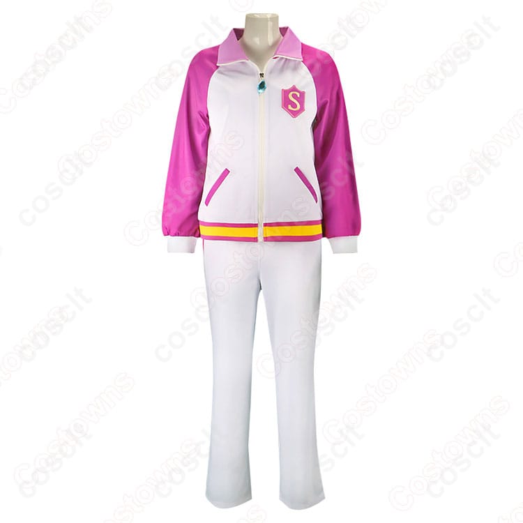 アイカツ！シリーズ アイカツ！ スターライト学園 スクールジャージ コスプレ衣装（ピンク・水色・パープル・オレンジ） 通販 コスプレ衣装 4色展開 高再現度・快適な着心地 - 11枚目の画像