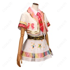 アイカツ！シリーズ アイカツオンパレード！ 星宮いちご コスプレ衣装 ヒラリ/ヒトリ/キラリ バージョン（透湿性＆高品質素材使用） - 2枚目の画像（サムネイル）