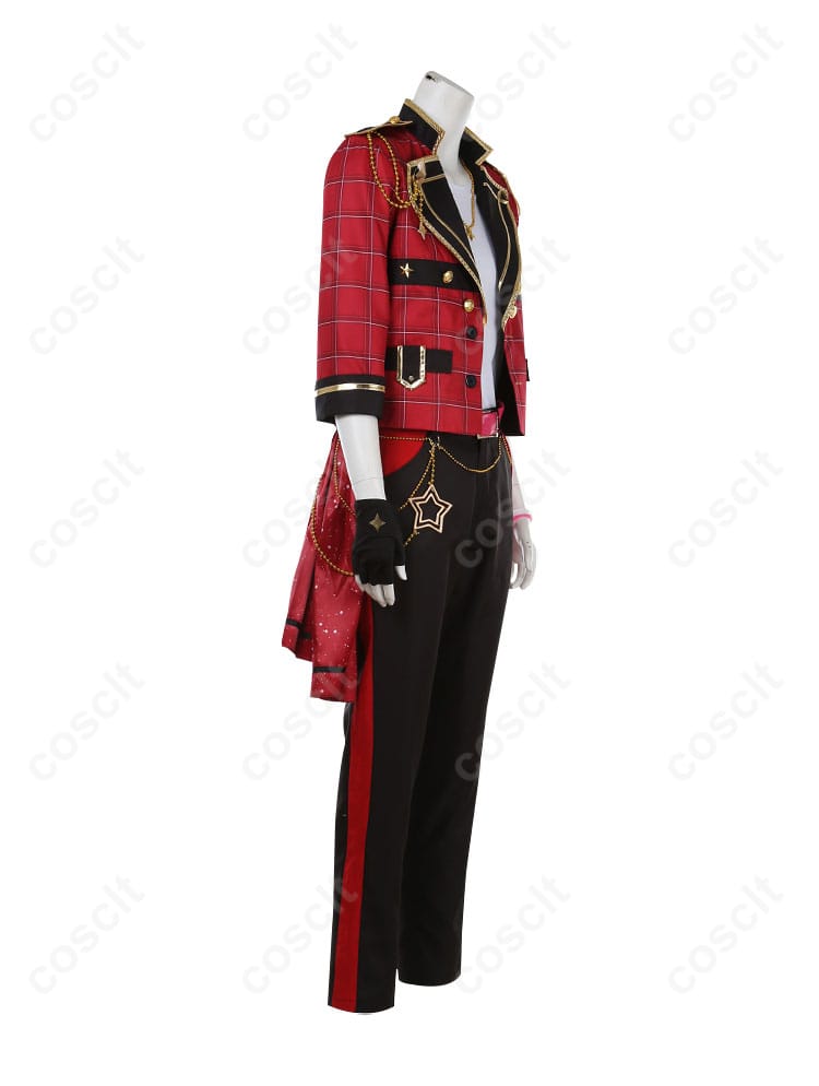 商品右側から見たTrickstar衣装の画像。衣更真緒のコスプレ衣装の細部がよくわかります。