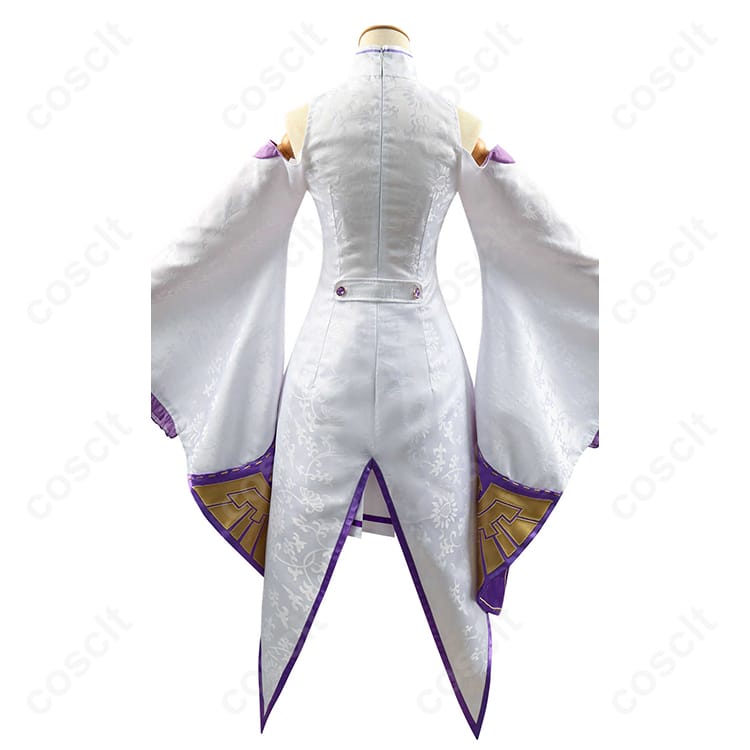 Re:ゼロから始める異世界生活（リゼロ） エミリア コスプレ衣装 『Re:ゼロから始める異世界生活』ヒロイン エミリア コスプレ衣装 高再現度・透湿素材使用 - 2枚目の画像