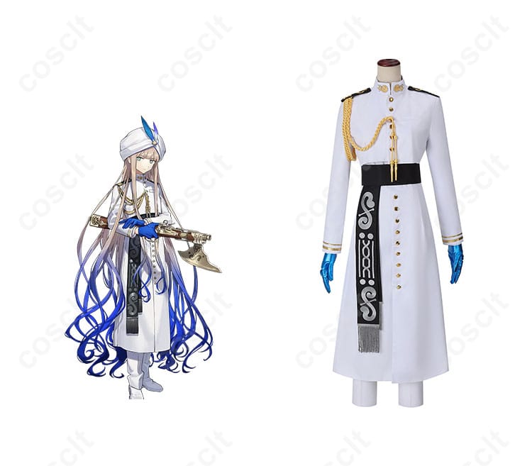 Fate/Grand Order Arcade ネモ コスプレ衣装の正面とキャラクターとの組み合わせ。高忠実度で再現された衣装がキャラクターを引き立てます。