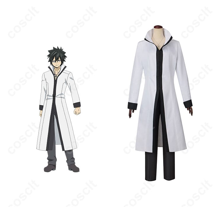 グレイ・フルバスターのコスプレ衣装の正面とキャラクターの組み合わせ画像