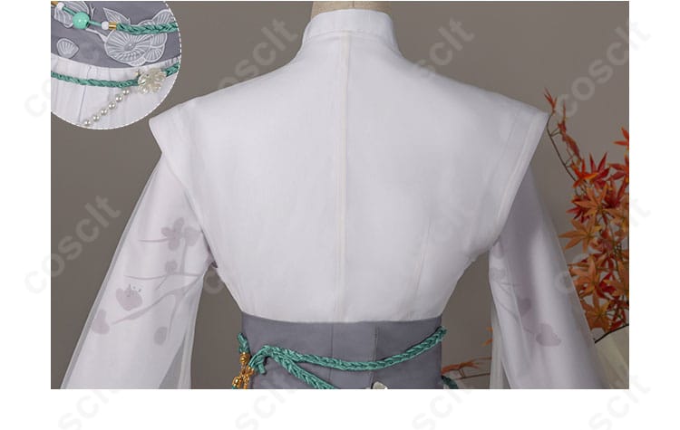 服装背面ディテール｜第五人格 骨董商 コスプレ衣装 墨韻