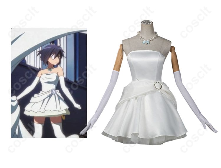 小鳥遊六花 コスプレ衣装 正面とキャラクターの再現画像 中二病でも恋がしたい！ 劇場版