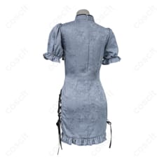 FAIRY TAIL（フェアリーテイル） ジュビア・ロクサー チャイナ服 コスプレ衣装 『FAIRY TAIL』コスプレ衣装 かわいい髪飾り付き/オーダーメイド可 - 3枚目の画像（サムネイル）