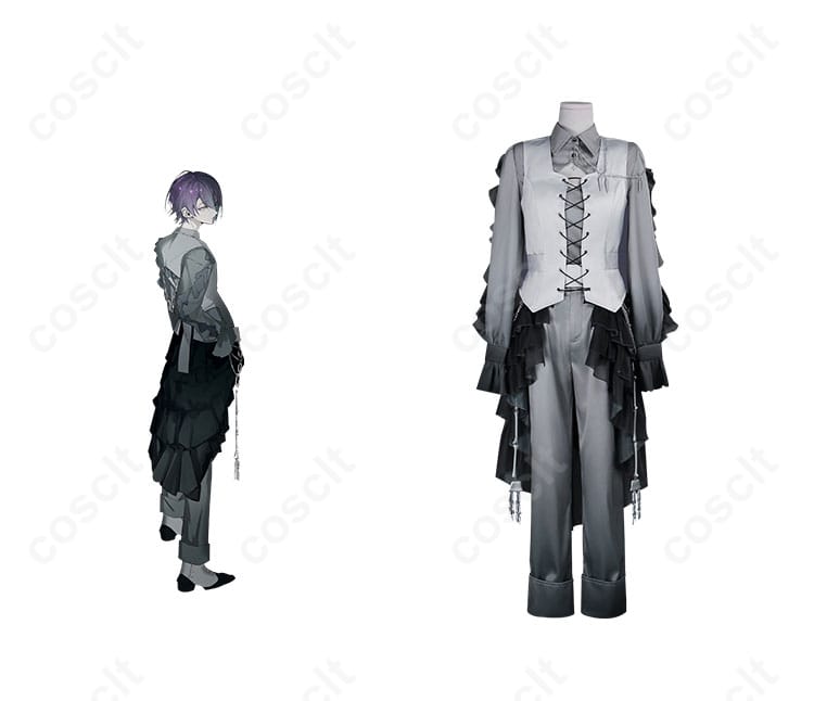 商品正面とキャラクターのイメージが融合したコスプレ衣装の写真 - プロジェクトセカイ 神代類 コスプレ衣装の魅力を全開！