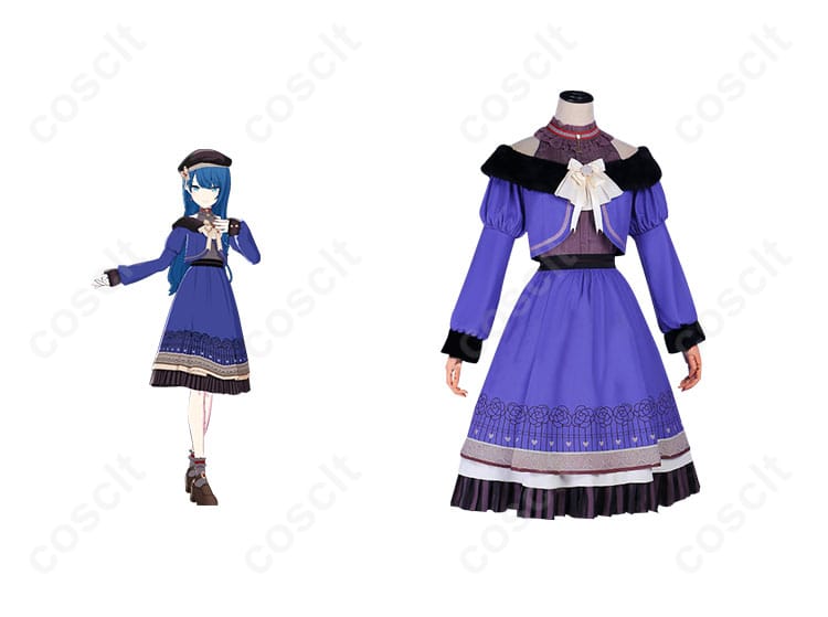 プロジェクトセカイ カラフルステージ！ feat. 初音ミク 桐谷遥のコスプレ衣装の正面画像。清楚系ミルクチョコレートのデザインが魅力的。今すぐチェック！