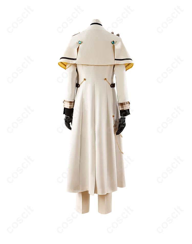 あんさんぶるスターズ！！ 羽風薫 コスプレ衣装の背面画像。背面の細部まで忠実に再現されたインテリジェンス衣装をご覧ください。