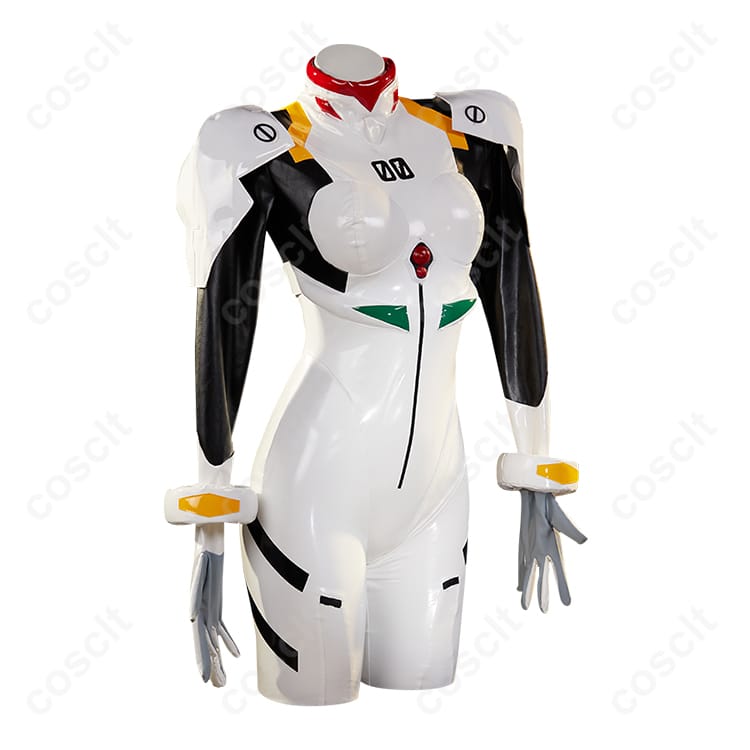 ヱヴァンゲリヲン新劇場版 綾波レイ コスプレ衣装 ロングヘアVer.（エヴァ新劇場版） 高忠実再現、快適な着心地 - 2枚目の画像