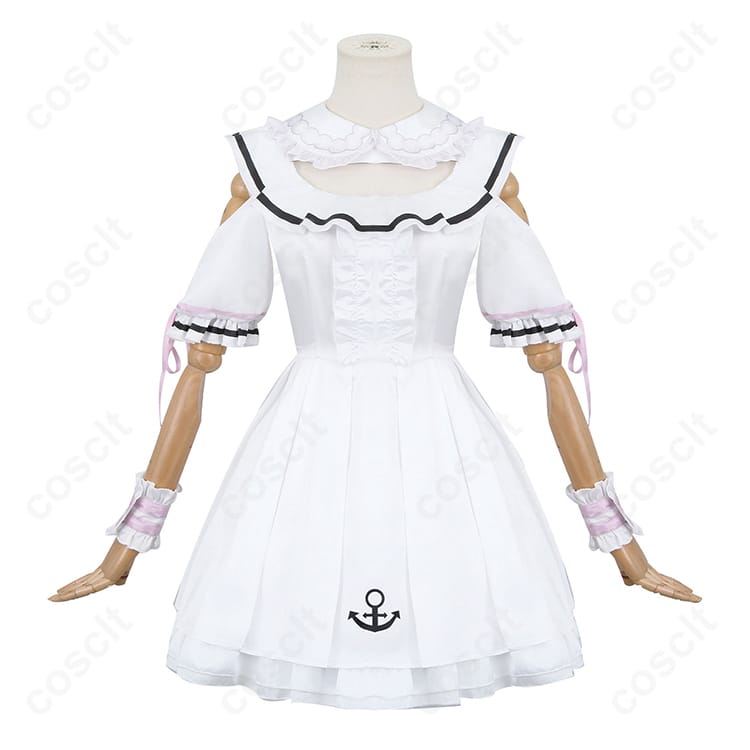 ホロライブ 湊あくあ ピンクメイド コスプレ衣装（VTuber） - 4枚目の画像
