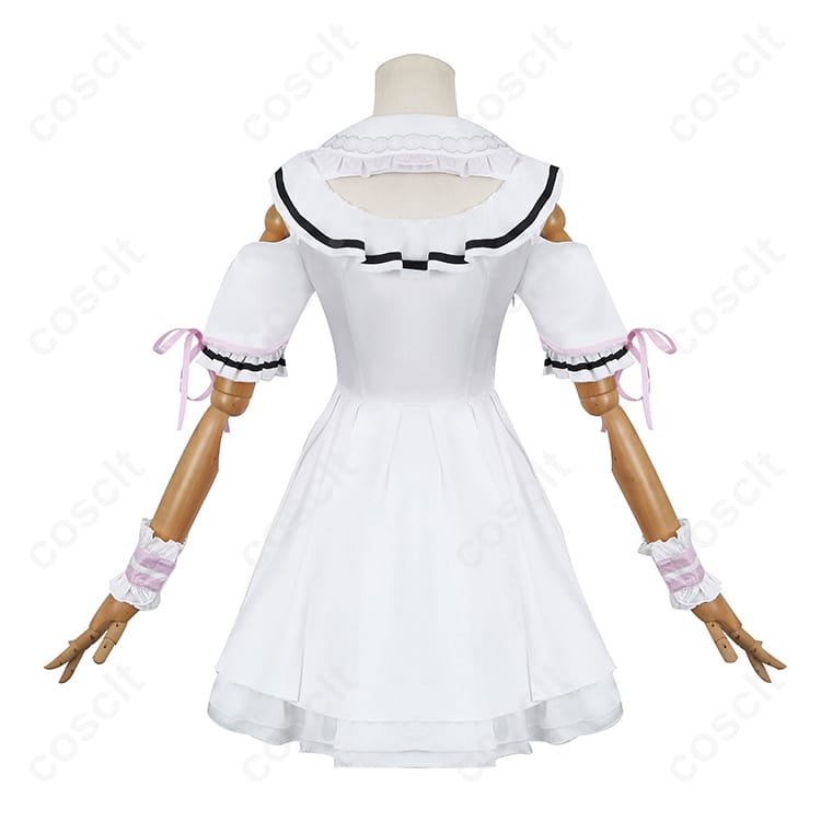 ホロライブ 湊あくあ ピンクメイド コスプレ衣装（VTuber） - 5枚目の画像
