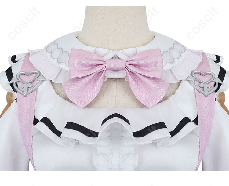 湊あくあコスプレ衣装の蝶結びのディテール